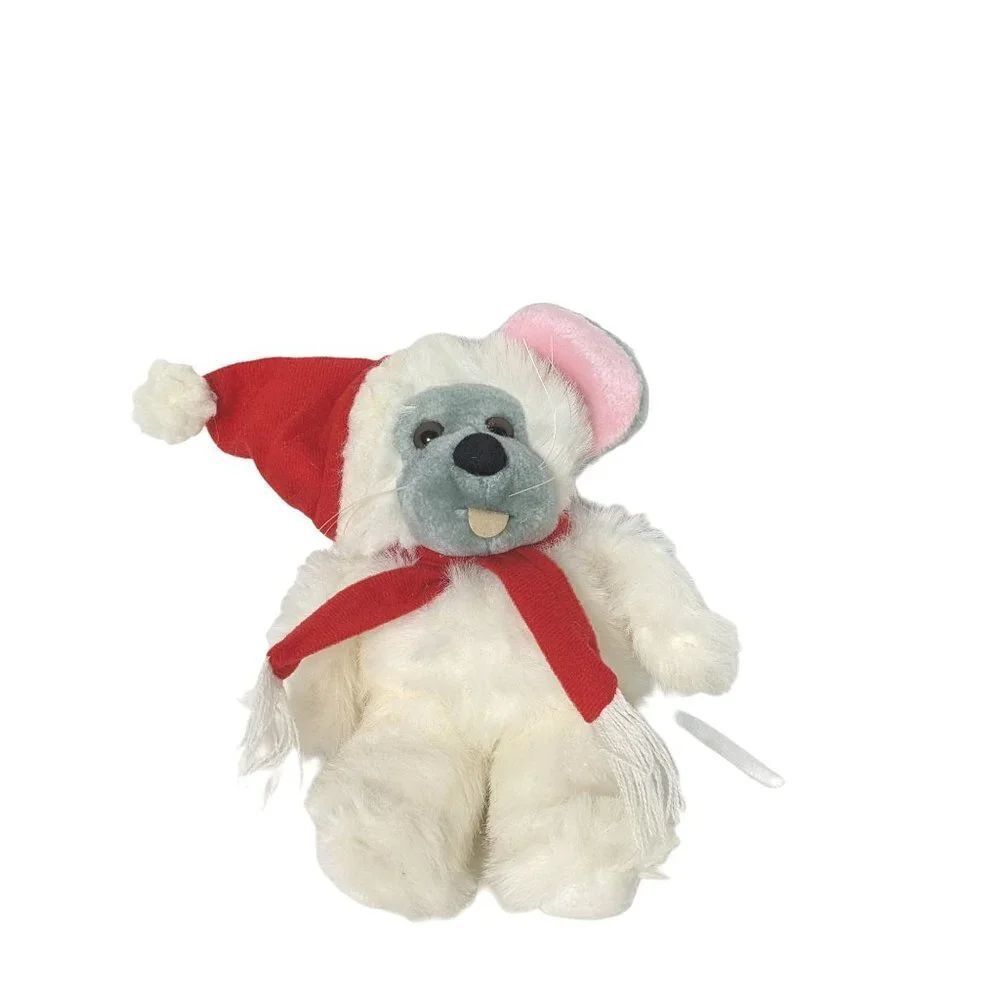 Laramie Interests Mouse Plush Large Santa Hat